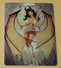 HELLWITCH "Risqué Divine" 2024 METALLICARD David Harrigan METAL CARD Ltd 50