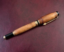 Iridium Point Germany Wood Body Pen Writing Instrument Cap Screws Both Places