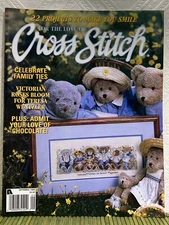 For the Love of Cross Stitch Sep 1998 Families Victorian Roses Chocolate