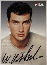 Wladimir Klitschko signiert Box Olympia AK Karte Unterschrift Autogramm signed