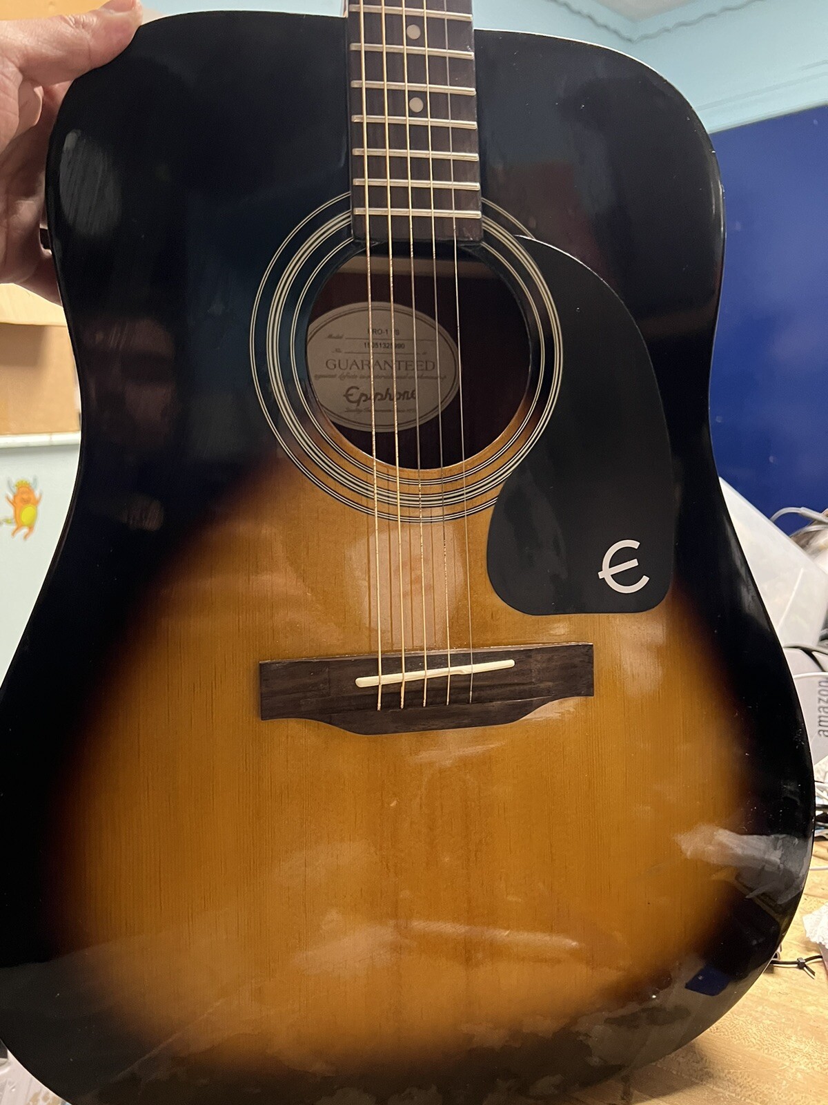 Epiphone Pro1 VS Sunburst Acoustic Guitar TESTED eBay