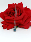 Sterling Silver Chuck Clemency Sparkling Iolite 3.04g 20" Necklace Cat Rescue