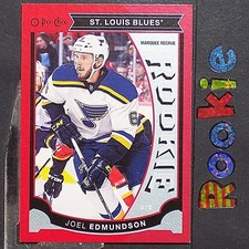 JOEL EDMUNDSON  RC  2015-16  O-Pee-Chee Update  RED  #U22 St. Louis Blues ROOKIE