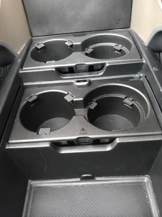 (Dos) Conjunto de inserción de conjunto de portavasos de consola central para HONDA PILOT ELEMENT Nuevo Foto 3 de 4