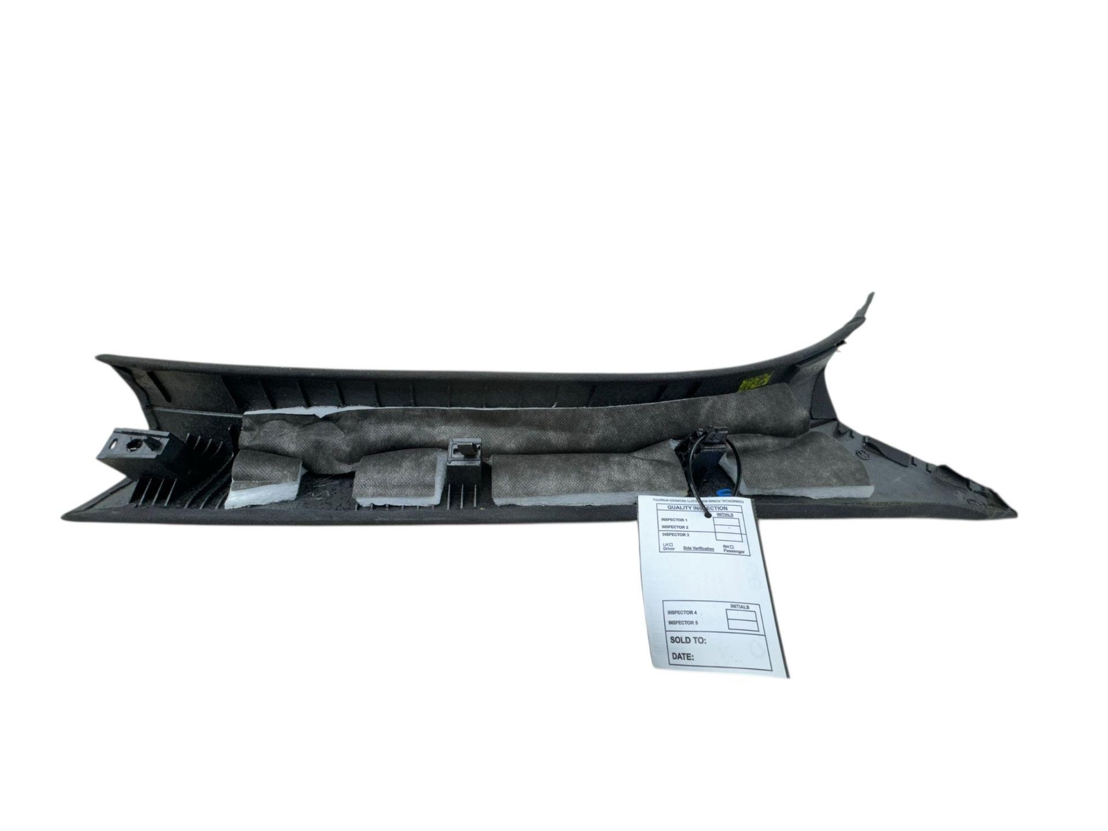 2016-2020 BENTLEY BENTAYGA OEM FRONT LEFT A PILLAR TRIM | BLACK SUEDE