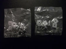 Lot of (2) NOS GM License Plate Hardward Kits Includes 8 push nuts & 8 screws