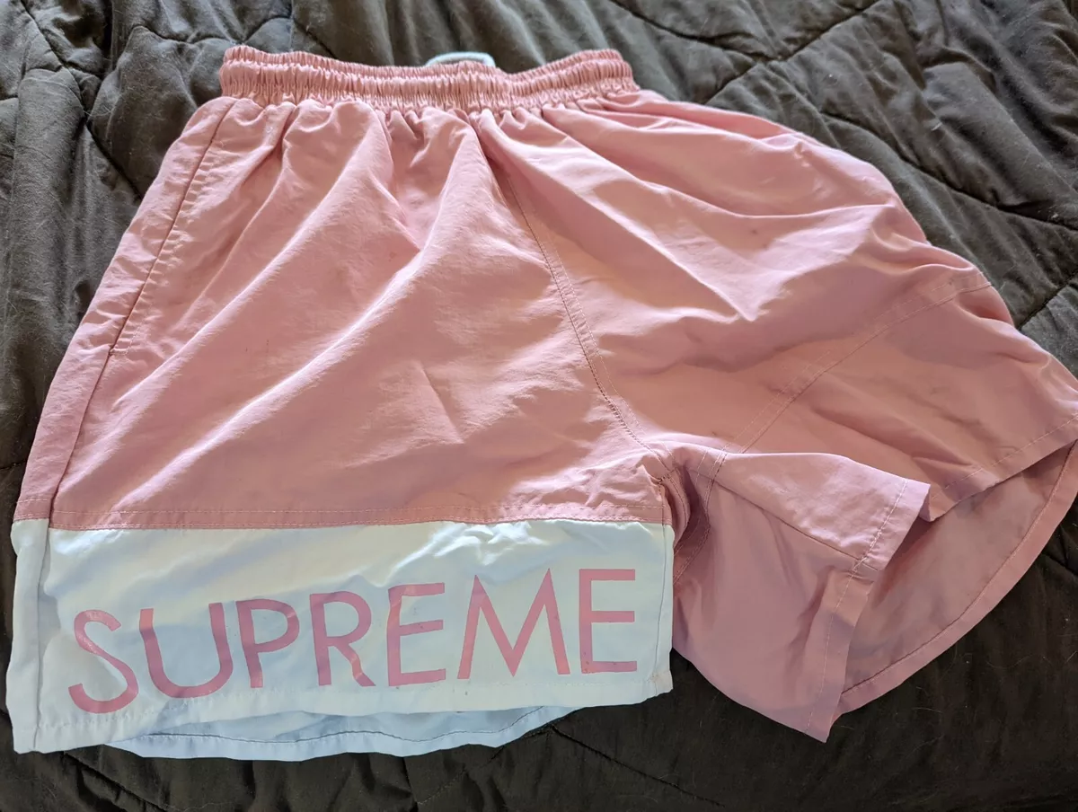 Supreme Banner Water Short Pink Men's - SS16 - US