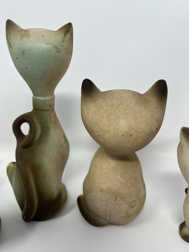 MCM Five Roselane California Pottery Sparklers gatti, bulldog e gufo - Foto 11 di 17