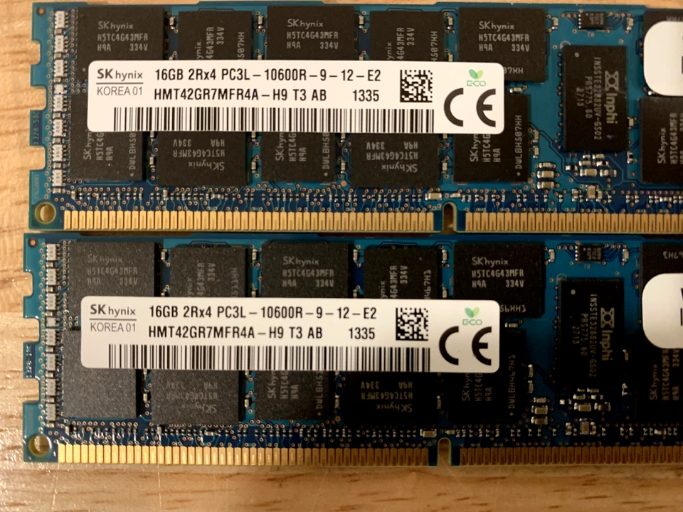2009 2010 2012 Mac Pro MEMORY RAM Upgrade Kit 32GB (2X16GB) DDR3 1333 10600R ECC - Image 4 of 4