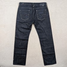 Y2K Diesel Larkee 0088Z Men's Straight Leg Jeans Dark Wash Blue 33x32 Button Fly