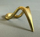 Carl Aubock MCM Brass Pipe Holder High Heel Shoe Design Handmade Brass Vintage — photo 5