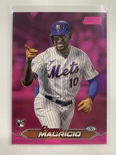 2024 Topps Stadium Club - Ronny Mauricio #175 Pink Foil (RC)