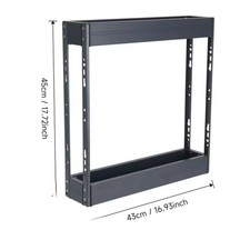Life Ideas Aluminium Panel  Cabinet Basket