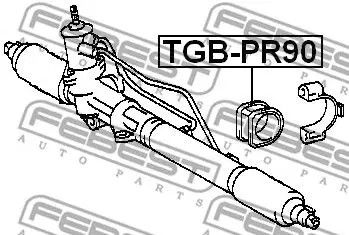 Valvola filtro carbone impianto carburante TGB-PR90 FEBEST per TOYOTA