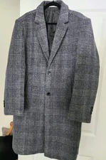 men's xl wool overcoat warm and toasty excellent condition 