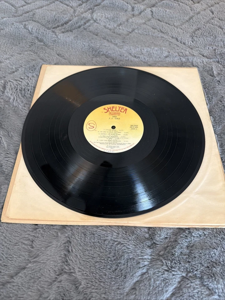 J.J. Cale Okie 1974 SR-2107 Shelter Records LP - Image 4 of 4