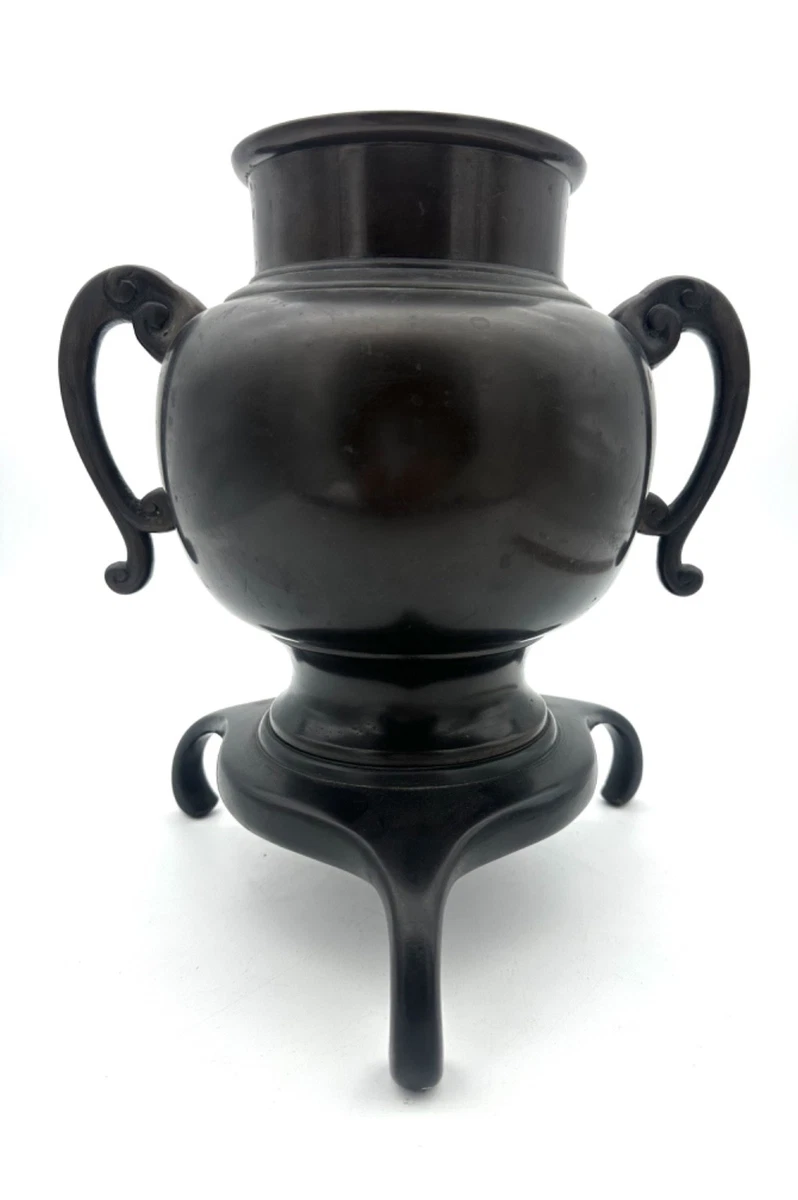 古董黄铜日本花瓶1900-1940 | eBay