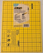 NEW OLFA Double-Sided Self-Healing Cutting Mat 9"X12" YEL / 1160262