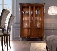 Italienische Luxus Holz MöBel Klassische Stil Vitrine Wohnzimmer Neu