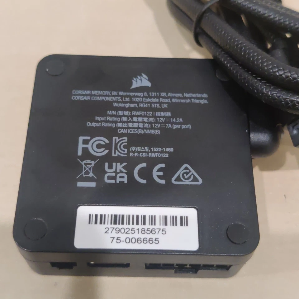 Buje sistema de enlace CORSAIR iCUE modelo RWF0122 - nuevo Foto 3 de 4