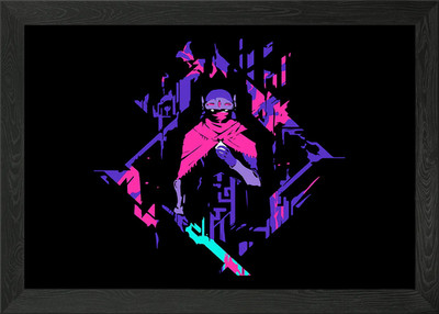 Hyper Light Drifter Framed Wall Art Poster Canvas Print Picture