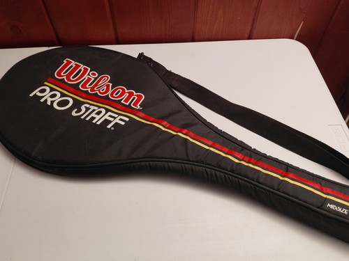 Wilson Pro Staff Midsize Tennis Racquet Cover Bag w/strap Vintage