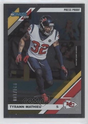2019 Panini Donruss Press Proof Silver 24/100 Tyrann Mathieu #112 yf0