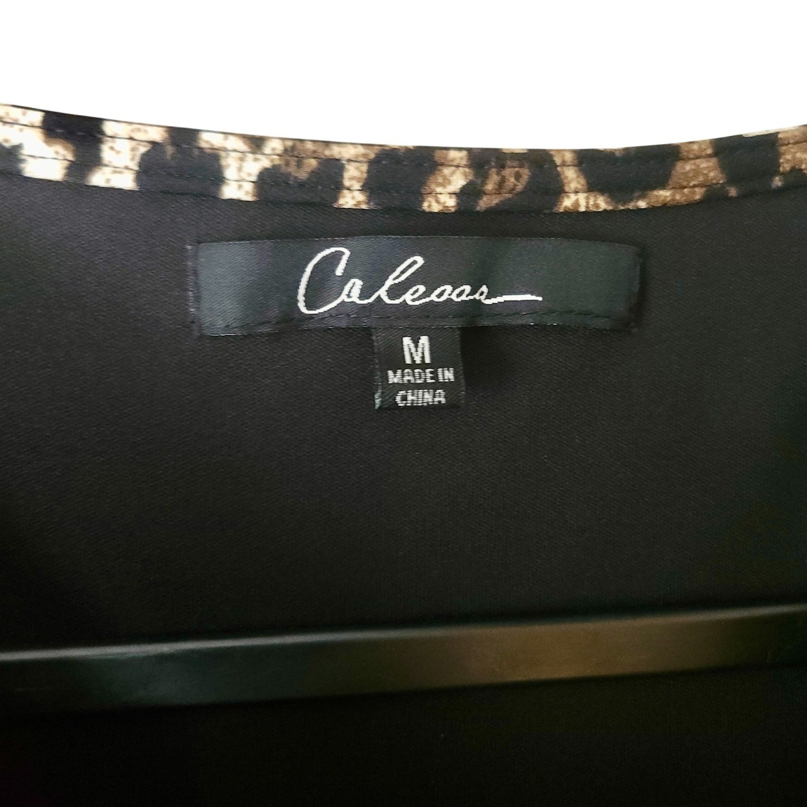 CALESSA Patchwork Tunic Top size Medium Boho Flor… - image 8