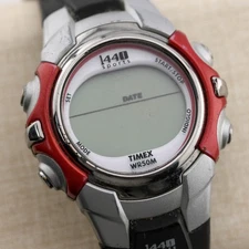 Timex 1440 Sports 143-T5G841 Indiglo WR 50M Digital Women's Watch New Battery