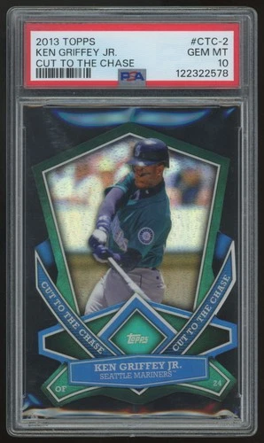 2013 Topps Ken Griffey Jr. Cut To The Chase Die-Cut #CTC-2 PSA 10