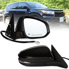 Right Passenger side Mirror Fits 2014-2019 Toyota Highlander With Power Glass, H
