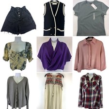Zara Urban Outfitters Clothes Lot Of 9 Blouses Tops Shorts Dress XS Small 4 Med