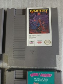 Retron 1 Nintendo NES Lot Double Dragon 2 Gauntlet 2 Tom&Jerry Bart Vs Space See