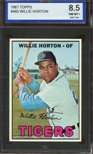 1967 TOPPS #465 WILLIE HORTON ISA 8.5 TIGERS *ADT4839