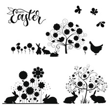 Easter Series Silicone Clear Stamps for Card Making Scrapbooking Embossing DIY