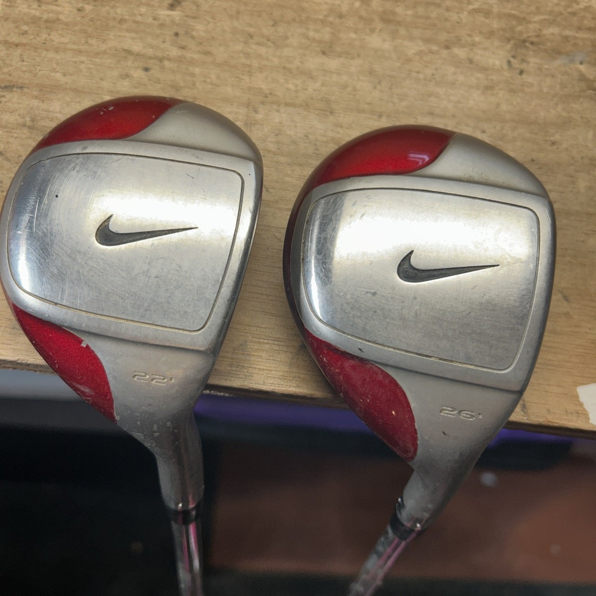 Nike Cpr Second Hand Nike Golf Clubs NIKE CPR Hybrid Pair 22° 26° RH