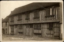 RPPC Paycock House Coggeshall vintage postcard c437