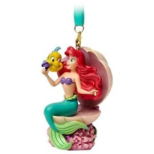 DISNEY ARIEL THE LITTLE MERMAID SKETCHBOOK ORNAMENT 2024 PRINCESS CHRISTMAS NEW