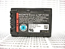 Sony NP-FV 30 Original Genuine OEM Japan made Battery 100% TESTED