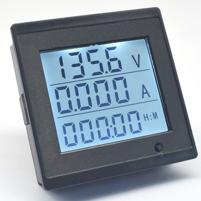 Energiezähler Messspannung: DC6-200V Power und Time Reset Funktion