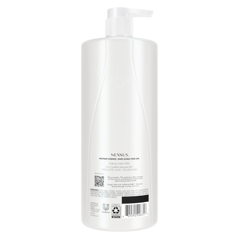 Nexxus Clean and Pure Conditioner Silicone, Dye And Paraben Free 33.8 oz - Image 2 of 4