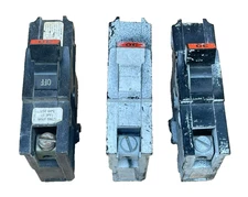 FPE Federal Pacific 30-Amp, 1 Pole Circuit Breaker, 120/240 V.A.C (Lot of 3)