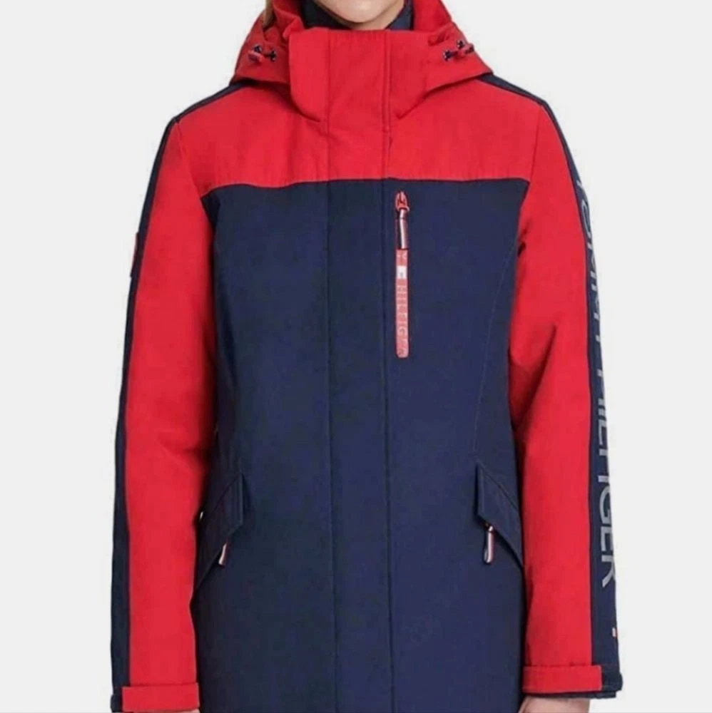 Tommy Hilfiger 3 in 1 All Weather Anorak Winter Coat Removable Hood Jacket XL