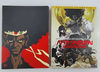 Afro Samurai: Resurrection & Afro Samurai Director's Cut DVD Lot