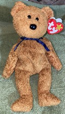 Ty Beanie Baby Bear - Fuzz - 1999 With The Tags