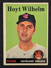 1958 Topps Baseball #324 Hoyt Wilhelm Cleveland Indians