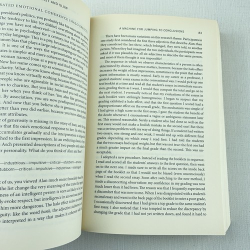 Thinking Fast & Slow by Daniel Kahneman Paperback Book - Picture 11 of 11