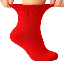 Women’s Diabetic Ankle Socks 3 Pairs Non-Binding Seamless Toe