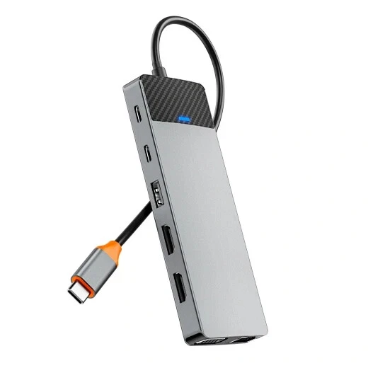 WiWU Linker 12 in 1 Type C hub USB C Docking Station for Macbook 12 in 1 - Image 3 of 4