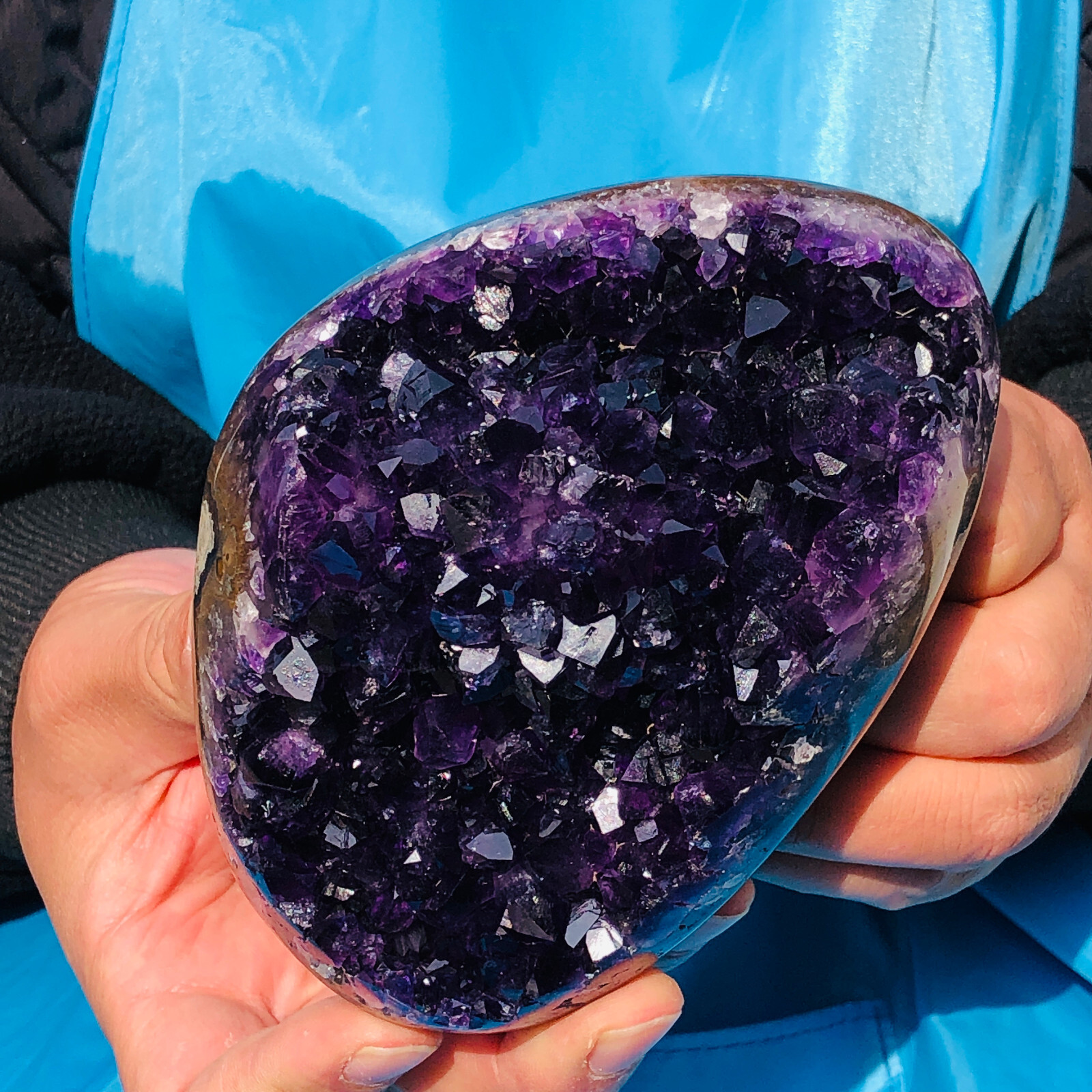 1270g TOP Natural Uruguayan Amethyst Cluster Cave Display Specimen Healing 168